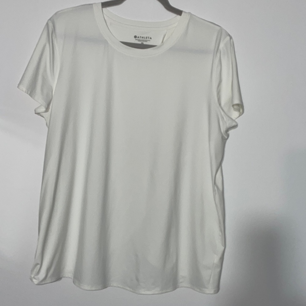 Athleta sport tee open back size XL
